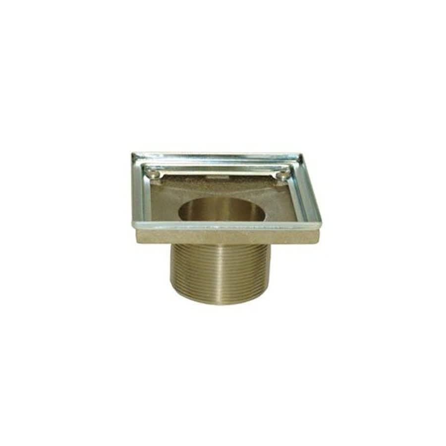 Shower Drain Throat, For Use With 2 in IPS Drain Body, 4 in, Solid Brass/Stainless Steel - awu3ddz6qlb5glrss8gk@2x.jpg