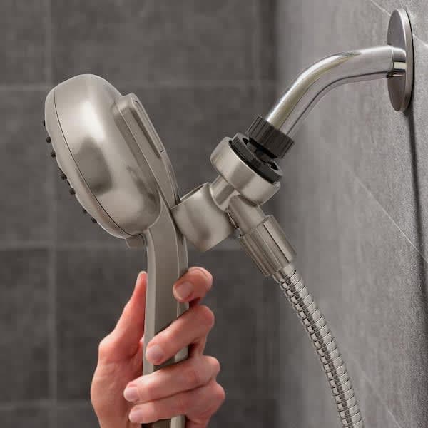 Waterpik 7-Spray Wall Mount Handheld Shower Head 1.8 GPM in Brushed Nickel XDL-769ME - axwr9efob9tjr8viutqp@2x.jpg