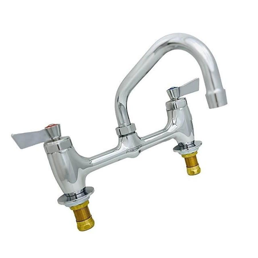 Kitchen Faucet, Deck Mount, ADA, 2 Lever Handles, 2-Hole, Polished Chrome - aydhpfhuqvb7rmznqafx@2x.jpg