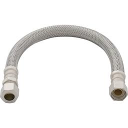 3/8" Male Comp x 3/8" Female Comp x 12" Braided Stainless Steel Sink Flexible Water Connector - aydn3fkdmjxzqtwqfofx@2x.jpg