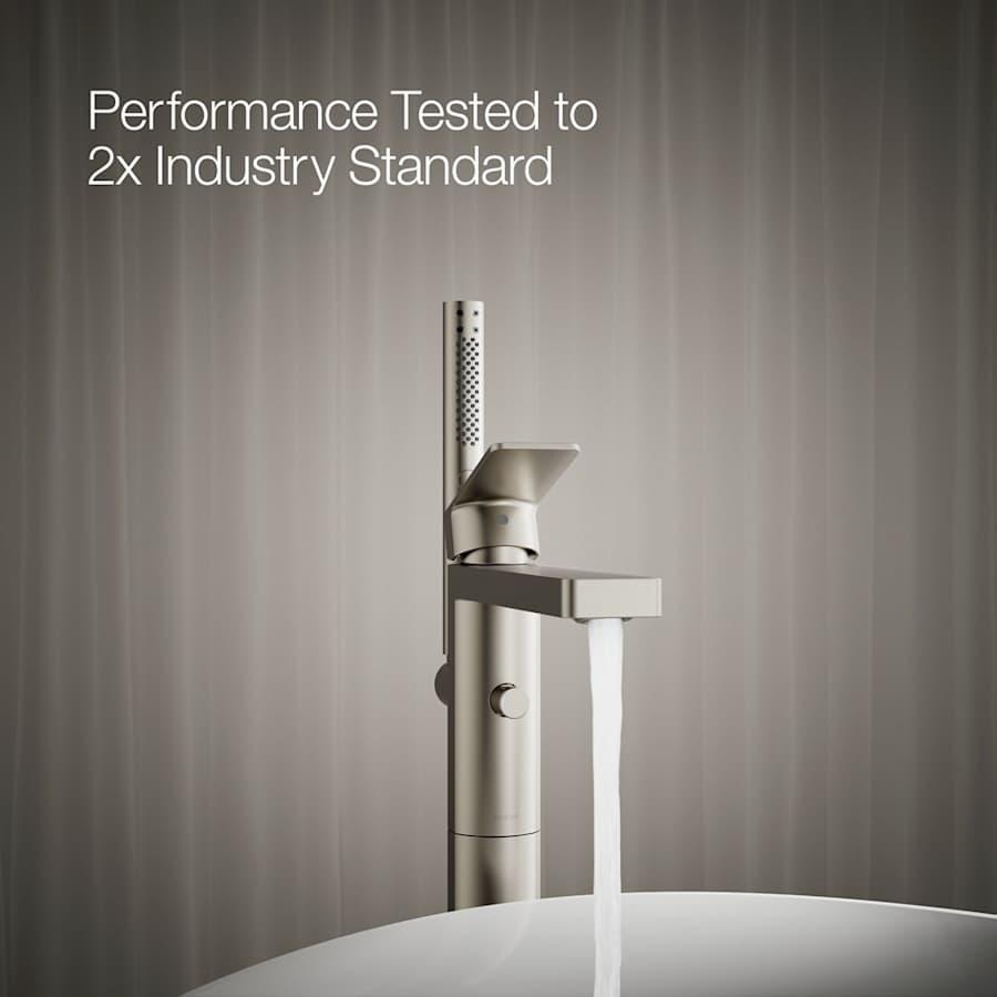 Parallel Floor Mounted Tub Filler - Includes Hand Shower - azghxqyra8ylmjgrqdmg@2x.jpg