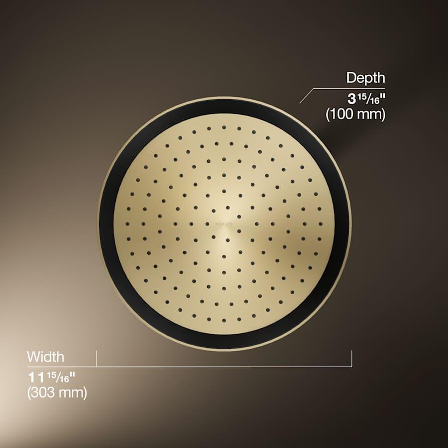 Statement Round 12" Single Function 2.5 GPM Rainhead with MasterClean Sprayface and Katalyst Air-Induction Technology - azipxhblstjb0q2tpmq4@2x.jpg