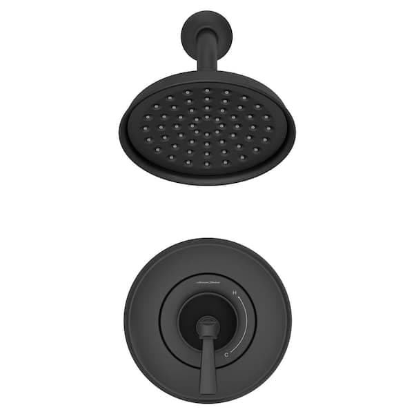 American Standard Rumson Single-Handle 1-Spray Shower Faucet with 1.8 GPM in Matte Black (Valve Included) 7417501.243 - azjd8ztl9zehdmsqqvek@2x.jpg