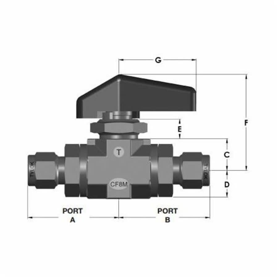 1-Piece Ball Valve, 3/8 in, Comp, Standard Port, Stainless Steel Ball, 316/316L Stainless Steel - b3dedffmg3mv1d3b0ibf@2x.jpg