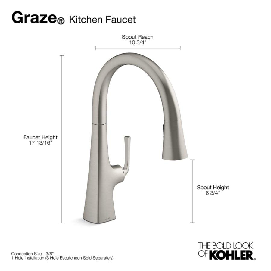 Graze 1.5 GPM Single Hole Pull Down Kitchen Faucet - b6tsc6llpuxfxsotlnrs@2x.jpg