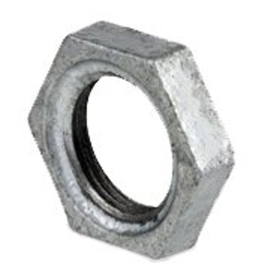 Locknut, 1-1/2 in, FNPT, 150 lb, Malleable Iron, Galvanized