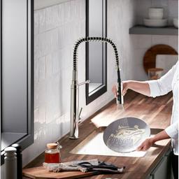 Purist 1.5 GPM Single Hole Pre-Rinse Kitchen Faucet with Sweep Spray, DockNetik, and MasterClean Technologies - b9jgqoaptzzxehbwnoyj@2x.jpg