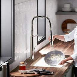 Purist 1.5 GPM Single Hole Pre-Rinse Kitchen Faucet with Sweep Spray, DockNetik, and MasterClean Technologies - b9jgqoaptzzxehbwnoyj_x500.jpg