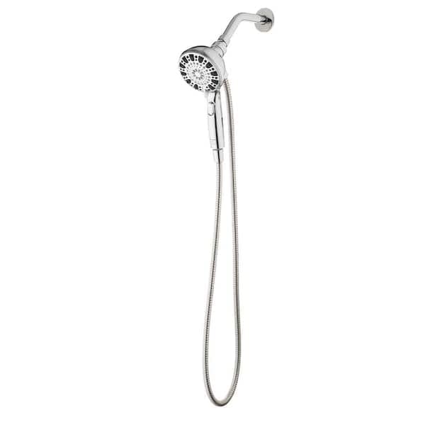 Glacier Bay Push Release 6-Spray Wall Mount Handheld Shower Head 1.8 GPM in Chrome 8571101HC - bbksbfpzrlspfkiuoce2@2x.jpg