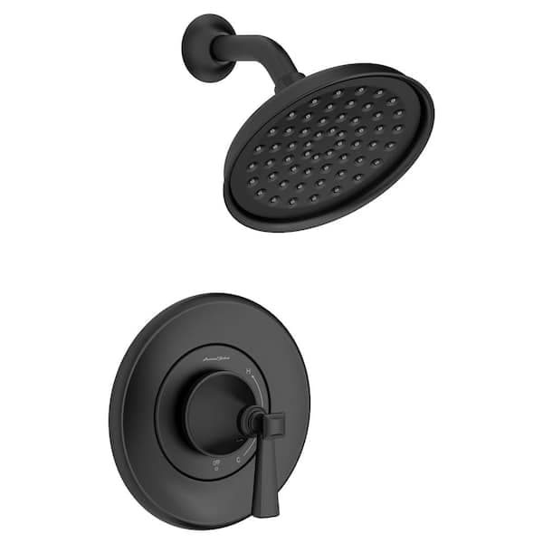 American Standard Rumson Single-Handle 1-Spray Shower Faucet with 1.8 GPM in Matte Black (Valve Included) 7417501.243 - bc9h9eaekhtoaql3skje@2x.jpg