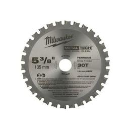Thin Kerf Circular Saw Blade, 5-3/8 in Dia x 0.05 in THK, 20 mm Arbor, Alloy Steel Blade, 30 Teeth - bgsddrfauwepjzaxxvo1@2x.jpg