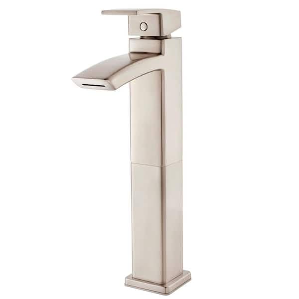 Pfister Kenzo Single-Handle Vessel Bathroom Faucet in Brushed Nickel LG40-DF1K - bhcpgliolpqq0okii9lj@2x.jpg