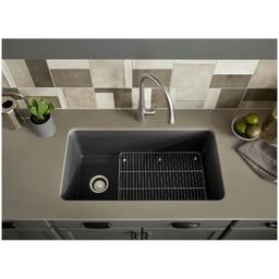 Cairn 33-1/2" Undermount Single Bowl Neoroc Granite Composite Kitchen Sink with Bottom Sink Rack - biizahgwogxhiunow9x3@2x.jpg