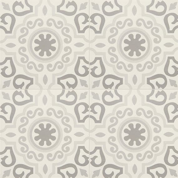 Memoir Crystal Grey Square 12X12 Matte