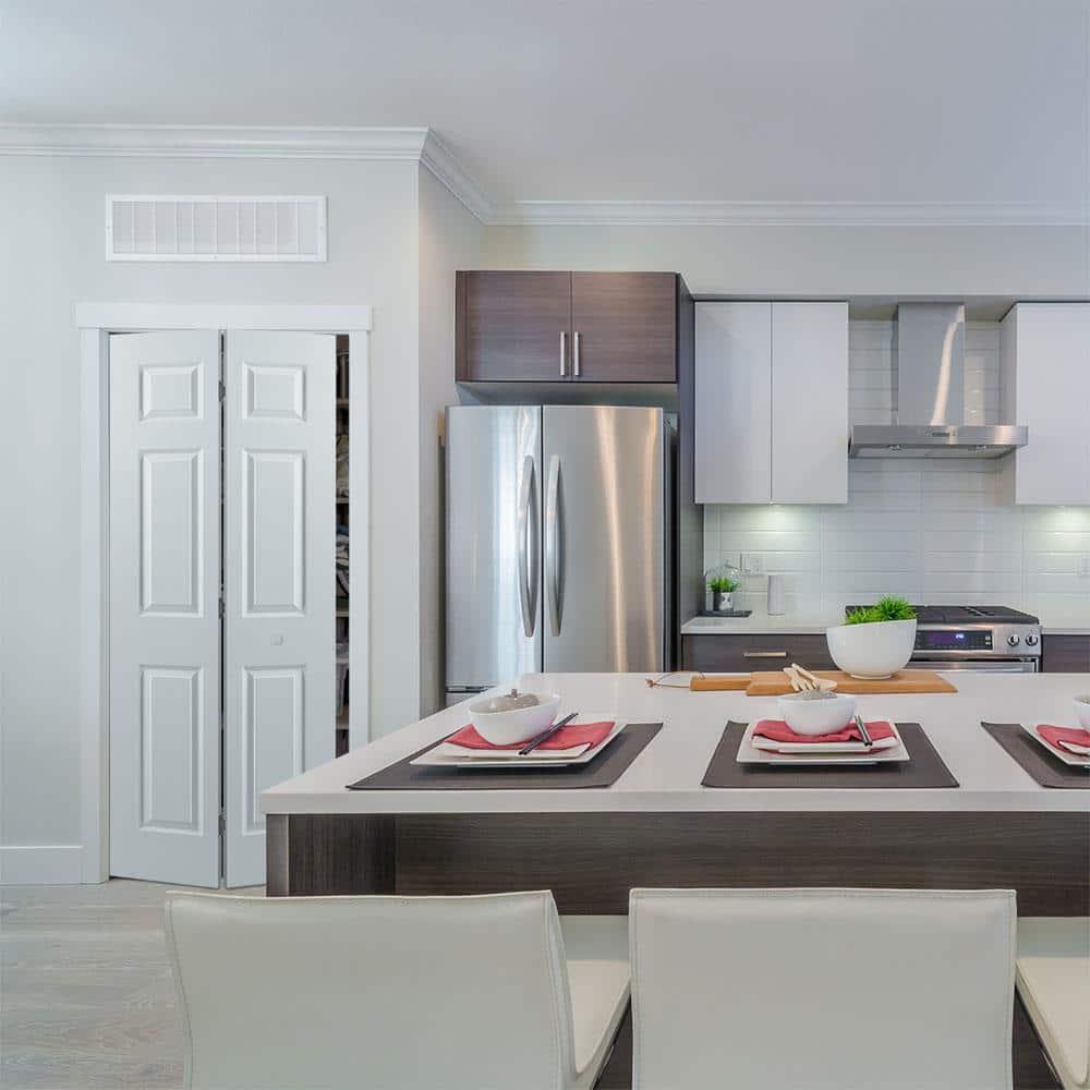36 in. x 80 in. 6 Panel Textured Primed Hollow Core Composite Bi-fold Interior Door - bjid4fsw182yfhcthahe@2x.jpg