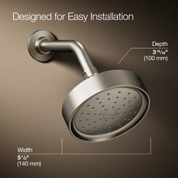 Purist 2.5 GPM Single Function Shower Head with MasterClean and Katalyst Air-Induction Spray Technology - bkgd8lmqbfrizueh9hjd@2x.jpg