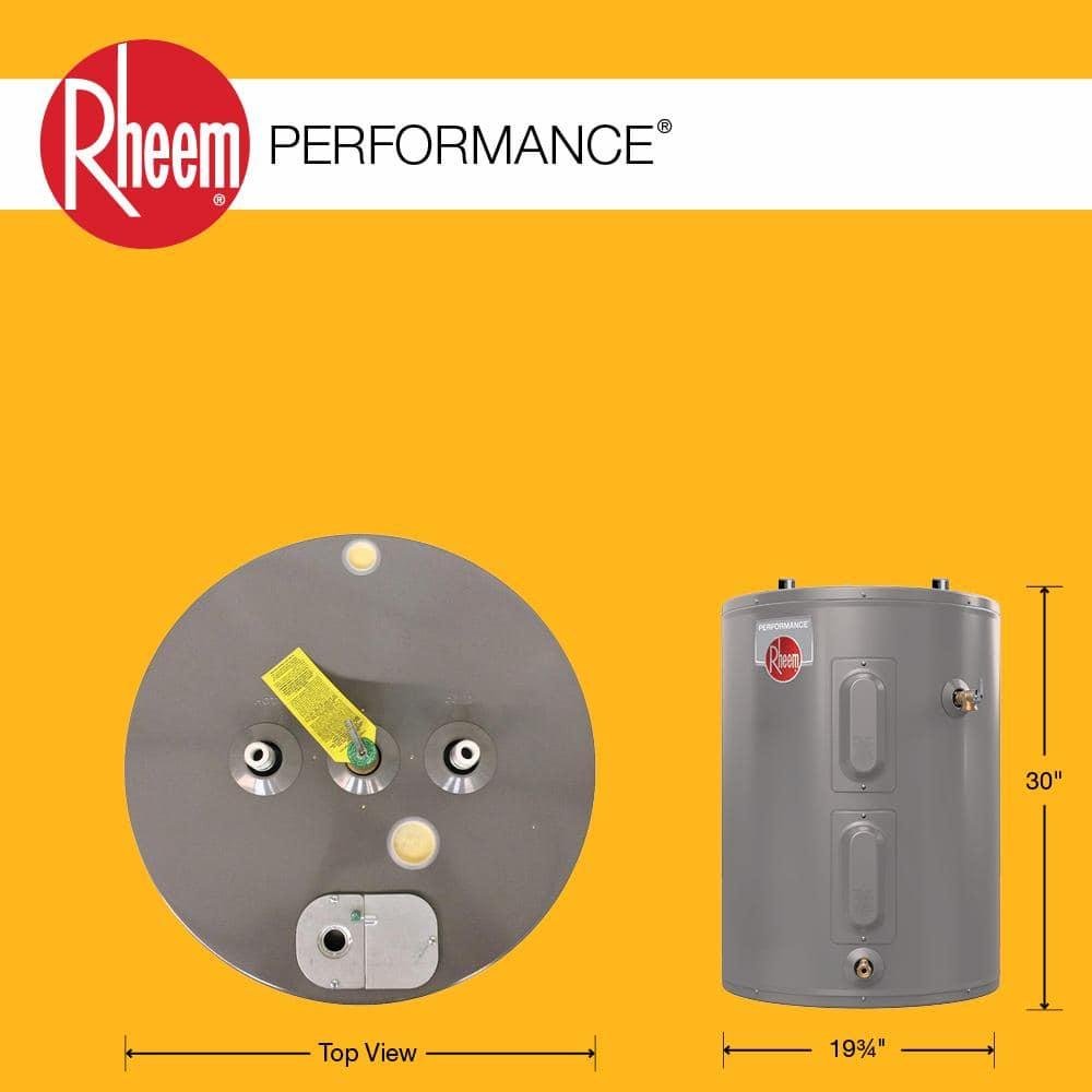 Performance 30 Gal. 3800-Watt Elements Short Electric Water Heater with 6-Year Tank Warranty and 240-Volt - bknrvg7ihgjid2blhfpu@2x.jpg