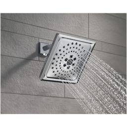 Universal Showering 7-5/8" Square 1.75 GPM Shower Head Full Spray Pattern with Touch Clean and H2Okinetic Technology - bkolgjl4afqtjthvkemi@2x.jpg