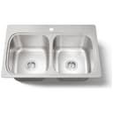 Verse 33" Double Basin Drop In Stainless Steel Kitchen Sink With Single Faucet Hole - bm2xqsc1tn75ujp0vozg@2x.jpg