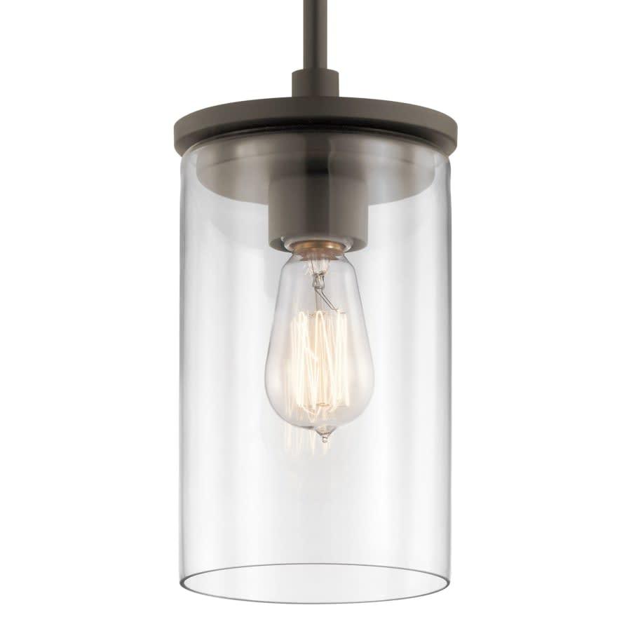 Crosby Single Light 6" Wide Mini Pendant with Clear Glass Shade - bmcdcviloandasmcy8ql@2x.jpg