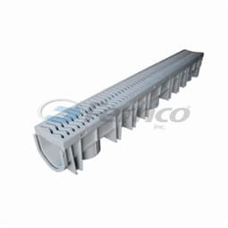 StormDrain™ Single Piece Drain Channel With Grate, Polypropylene, Gray - bnr9deer3dkjsft8fomu@2x.jpg