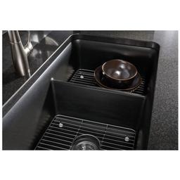 Cairn 33-1/2" Undermount Double Equal Bowl Neoroc Granite Composite Kitchen Sink with Right Sink Rack Included - bnsdzypcv2vo0kgfzpml@2x.jpg