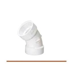 45 deg Elbow, 1-1/2 in, Hub, DWV, PVC - bo0rvcilmdsfxrlljqw8@2x.jpg