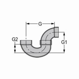 LabWaste® Acid Waste P-Trap, 2 in, CPVC - bpbn9vjj2dqu0sfeqztl@2x.jpg