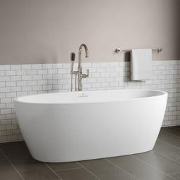 Cornwall 67" Free Standing Acrylic Soaking Tub with Center Drain, Drain Assembly, and Overflow - bptm0bekvwfk91toemzc_x500.jpg