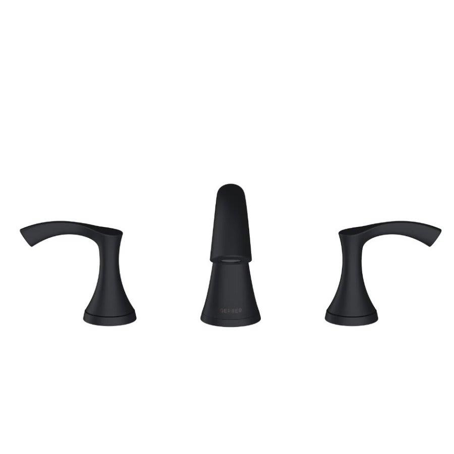 Antioch® Widespread Lavatory Faucet, ADA, 2 Handle, 2-Hole, 1.2 gpm, Satin Black - bq2mrfuadp65hwujsavr@2x.jpg