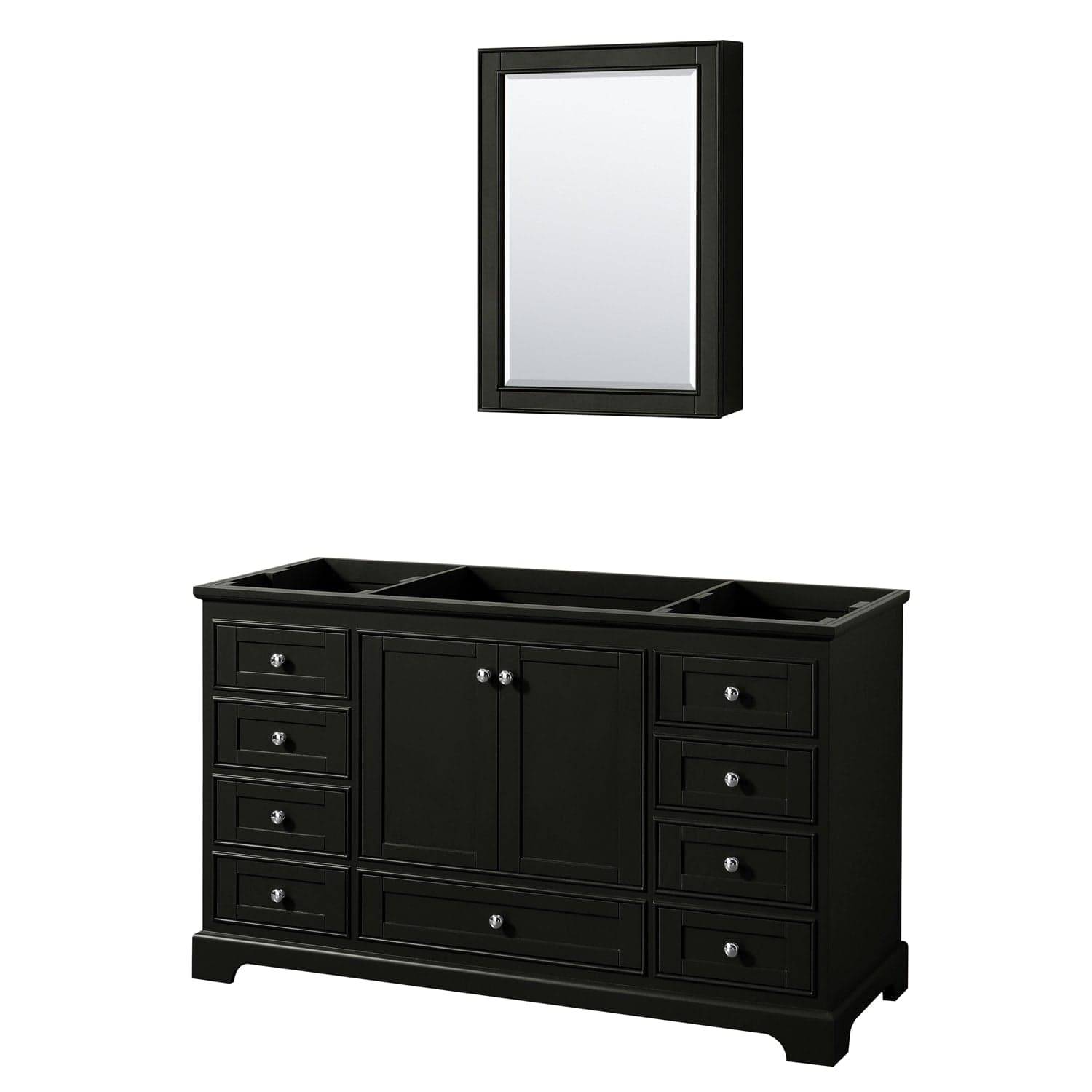 Deborah Single Bathroom Vanity - 59.25W x 34.25H x 21.5D