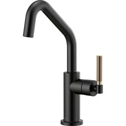 Litze Single Handle Angled Spout Bar Faucet with Knurled Handle - Limited Lifetime Warranty - brizo-61063lf-blgl-7079431@2x.jpg