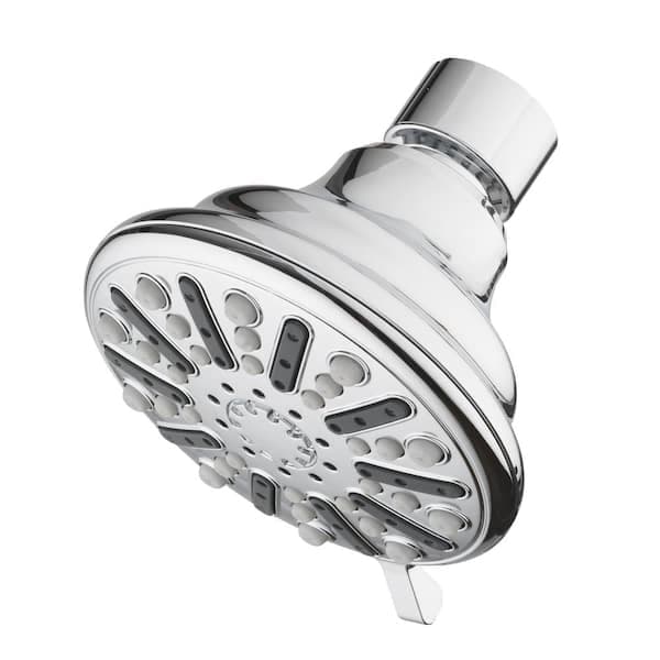 Glacier Bay 3-Spray Patterns 3.5 in. Single Wall Mount Fixed Shower Head in Chrome 8462000HL - bsj1ogh4bqkpsmrzfuc8@2x.jpg