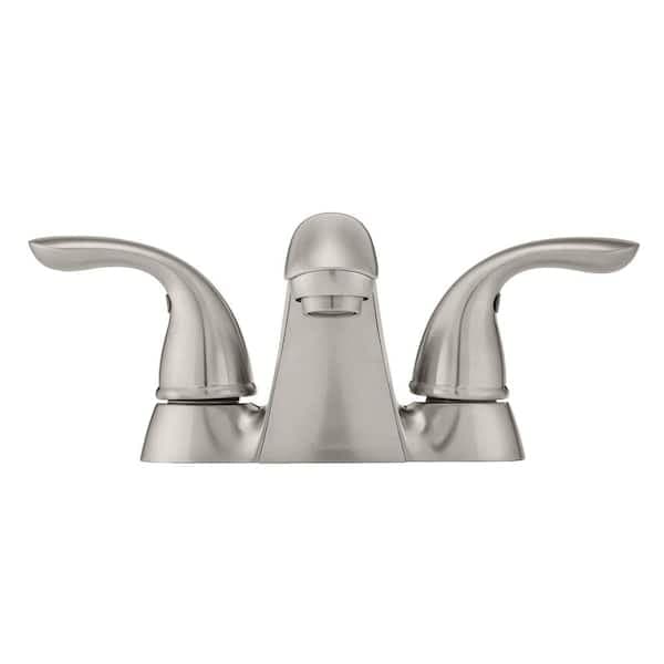 Glacier Bay Builders 4 in. Centerset Double Handle Low-Arc Bathroom Faucet in Brushed Nickel HD67091W-6B04 - btu5c1178xsw35j0hzk4@2x.jpg