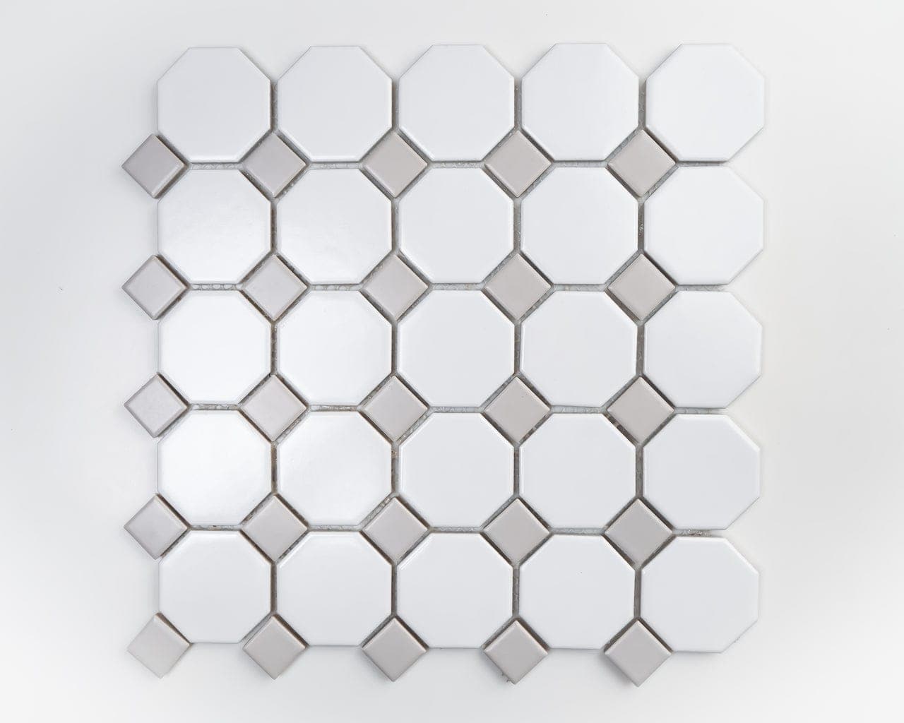 White and Grey Octagon