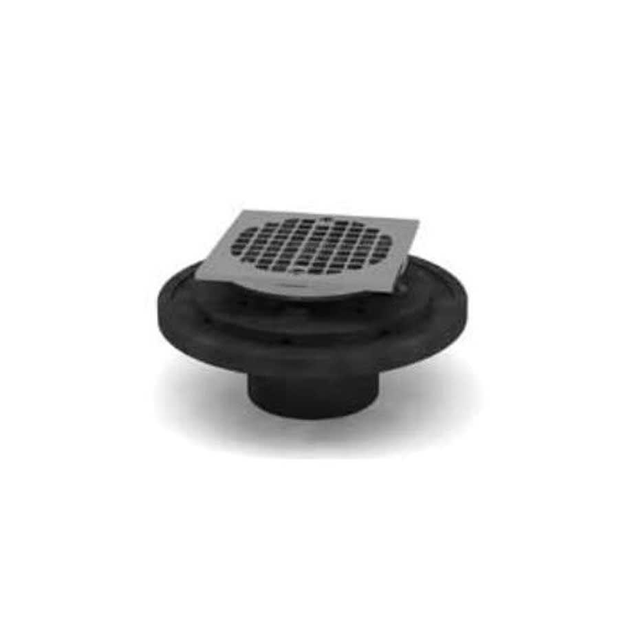 Square Shower and Floor Drain, 2 in, IPS, Cast Iron Drain, Polished Chrome - bultrc9b4bi7dr4ryg57@2x.jpg