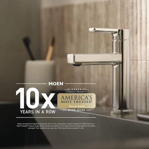 MOEN Banbury Single Handle 1-Spray Tub and Shower Faucet 1.75 GPM in Spot Resist Brushed Nickel (Valve Included) 82910SRN - bvemcccmq5m7atd9lqfj@2x.jpg