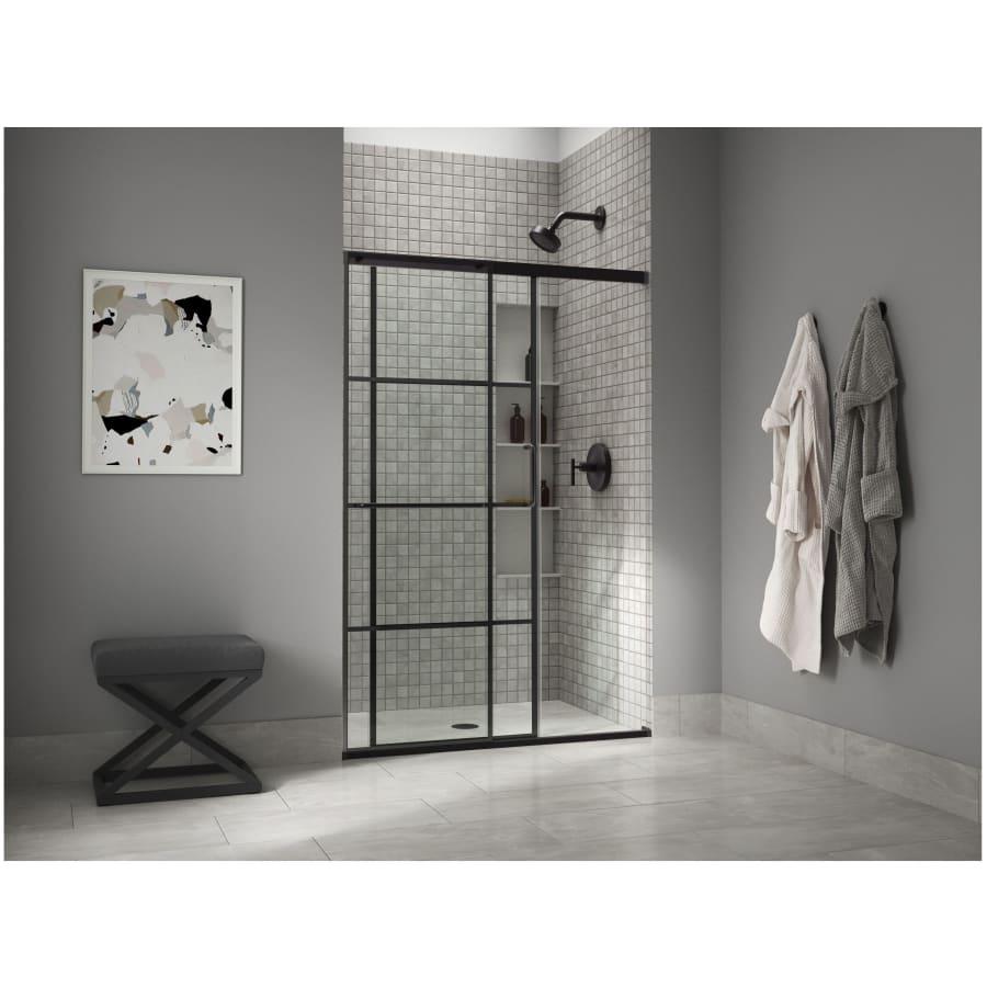 Elate 70-1/2" High x 53-5/8" Wide Sliding Framed Shower Door with Clear Decorative Grid Glass - bvkdzkcid7aaeum3gyxt@2x.jpg
