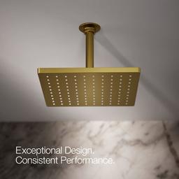 Honesty Square 10" Single Function 1.75 GPM Rainhead with MasterClean Sprayface - bvscsy03c8gacrstunym@2x.jpg