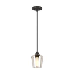 Pavlen 5.5 in. 1-Light Black Mini Pendant with Clear Glass Shade - bxftumqcuc5pgsqrinyz@2x.jpg