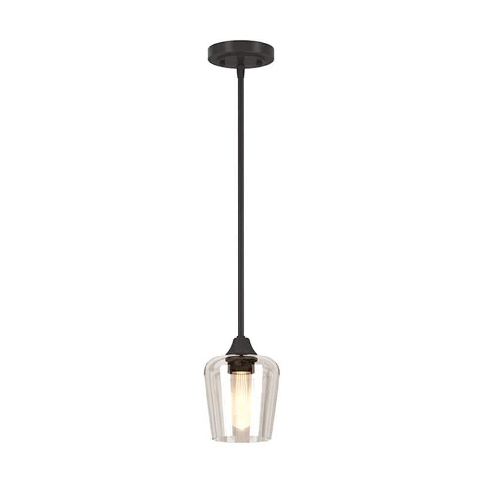 Pavlen 5.5 in. 1-Light Black Mini Pendant with Clear Glass Shade - bxftumqcuc5pgsqrinyz@2x.jpg
