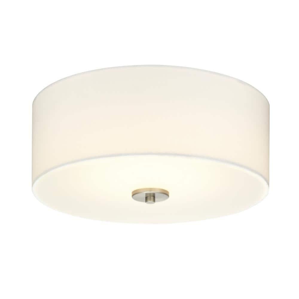 Inspire Collection 13 in. Transitional Brushed Nickel LED Bedroom Drum Shade Ceiling Light with White Linen Shade - bzrgkbkyoyustywurfa6@2x.jpg