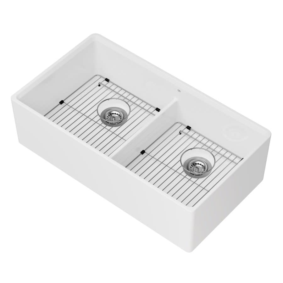 Etre 35-3/4" Farmhouse, Undermount Double Basin Fireclay Kitchen Sink with Basin Rack, and Basket Strainer - c0q8ndlwwst3sfb5d4qx@2x.jpg