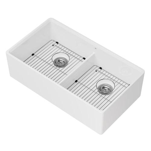 Etre 35-3/4" Farmhouse, Undermount Double Basin Fireclay Kitchen Sink with Basin Rack, and Basket Strainer - c0q8ndlwwst3sfb5d4qx_x500.jpg