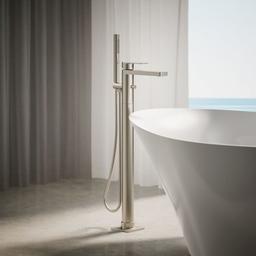 Parallel Floor Mounted Tub Filler - Includes Hand Shower - c2etsdjllx7s7d113ytm@2x.jpg