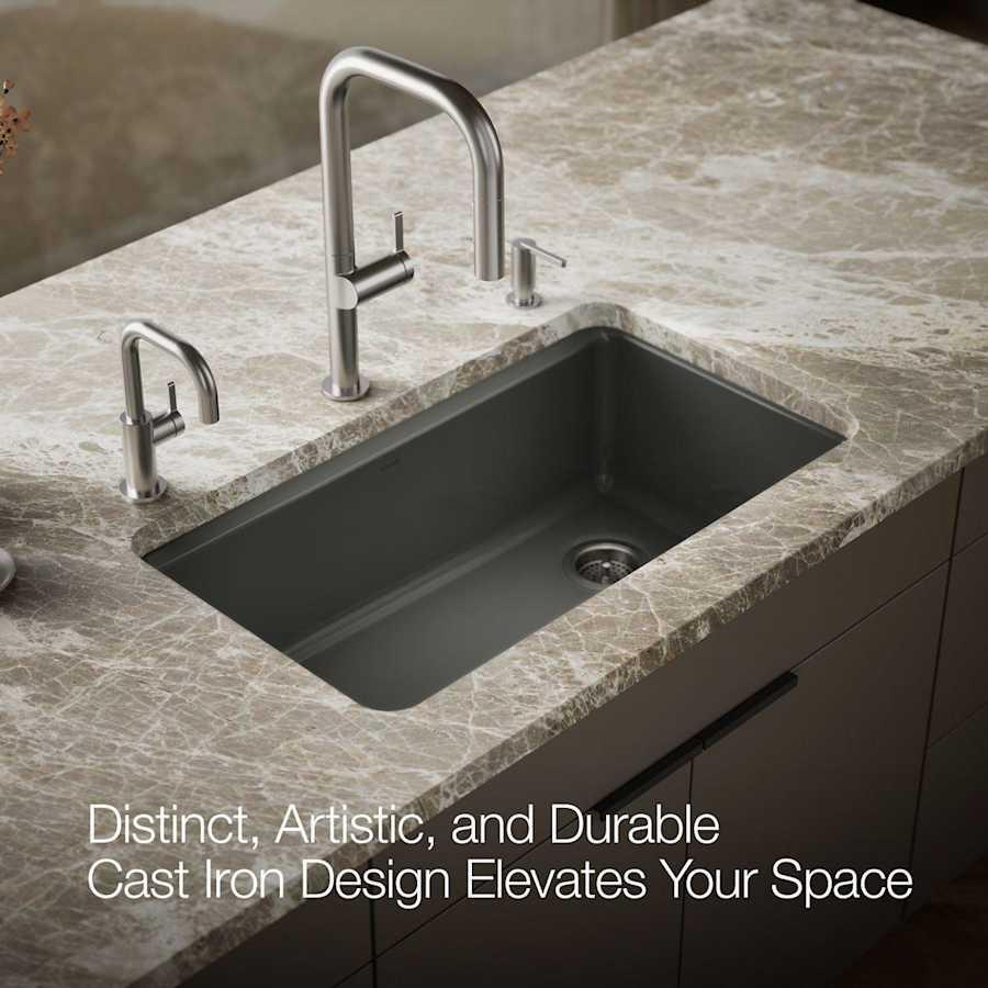 Riverby 33" Undermount Single Basin Enameled Cast Iron Workstation Kitchen Sink with Utility Rack, Sink Rack and Colander, and Intregral Cutting Board - c2rkjw5bghjb1ltcsjcf@2x.jpg