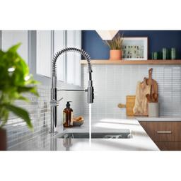 Crue Semi-Professional Single Hole Kitchen Faucet with Three-Function Spray Head - c6cctg7fp7phnolg7ov9@2x.jpg