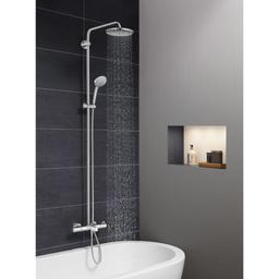 Euphoria Double Handle Thermostatic Shower System 57-15/16" Center to Center With Tub Filler - Less Shower Head and Handshower - c6hcgmnqsamh9olzu56g@2x.jpg