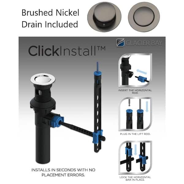 Glacier Bay Constructor 4 in. Centerset Single-Handle Low- Arch Bathroom Faucet in Chrome HD65480W-6001 - c8nz2y2uxk1r7zqqjugw@2x.jpg