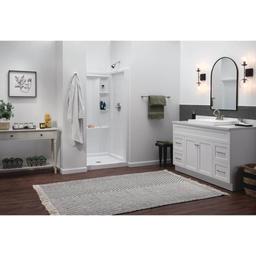 Classic 500 36 in. L x 36 in. W Alcove Shower Pan Base with Center Drain in High Gloss White - ca3aj3pojlp3lqvcrlcb@2x.jpg